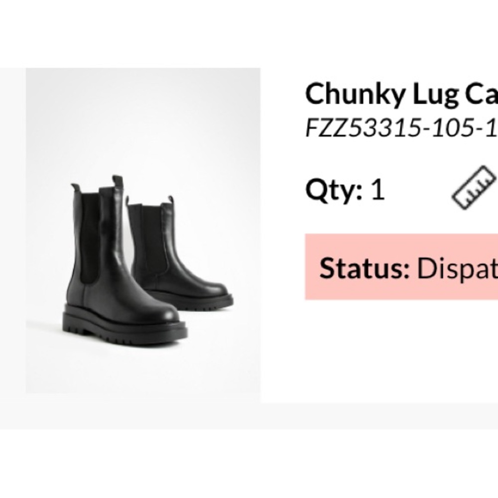 Chunky Lug Calf High Chelsea Boots